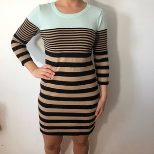 Soft Stripes Sweater Dress.